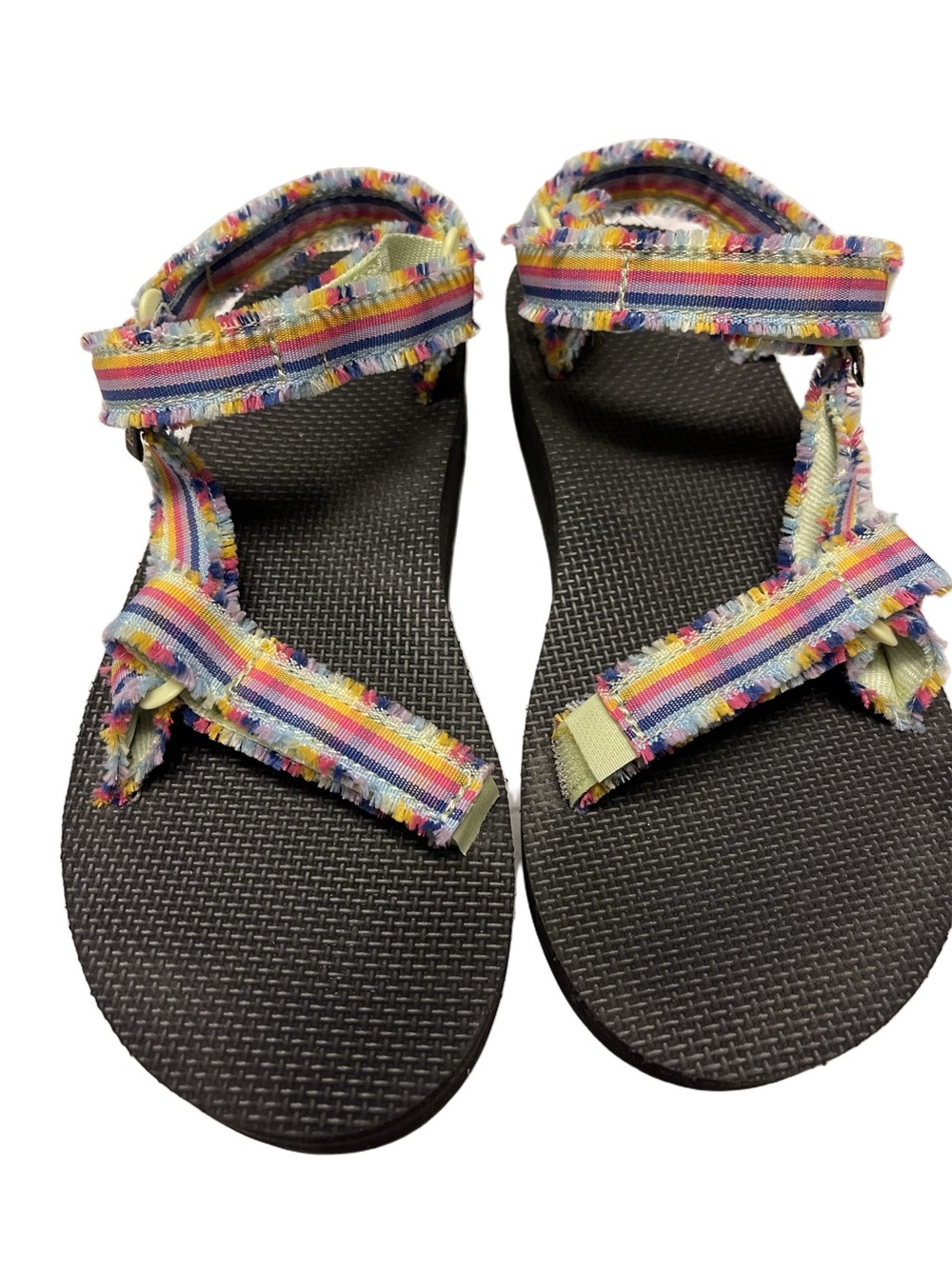 Teva Midform Fray Multicolor Strappy Summer Sandals Sz 7